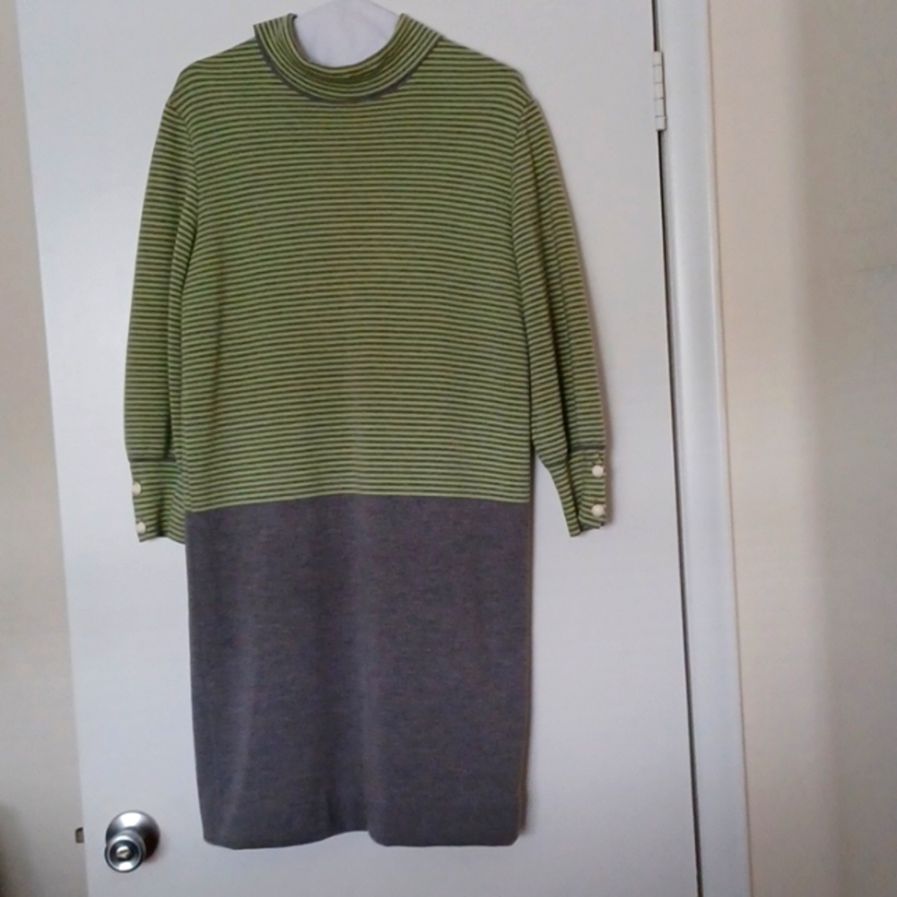 Long Sleeve Dress with matching Sleeveless Jacket